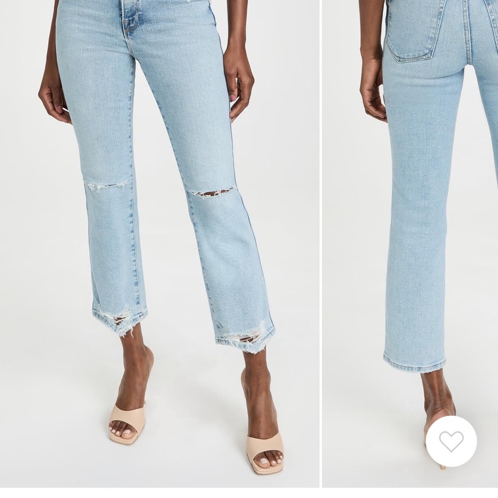 NWT Good American Good Curve Straight Jeans